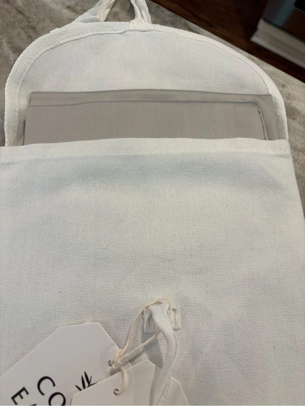 Cozy Earth Bamboo Pillowcases set of 2 - light gray - king - new in packaging